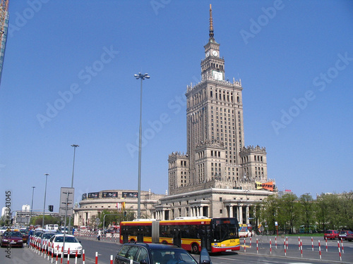 Obraz w ramie Palace de la culture et de la science, Varsovie