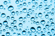 Wassertropfen - Regentropfen -blau