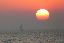 Sunset On The Mediterranean Sea 