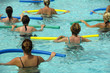 © Lars Christensen - Wemen doing water aerobic in pool