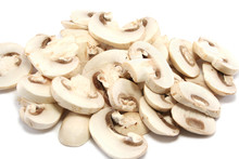 Macro Sliced Mushrooms