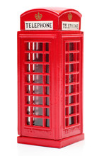 Toy English Phone Booth