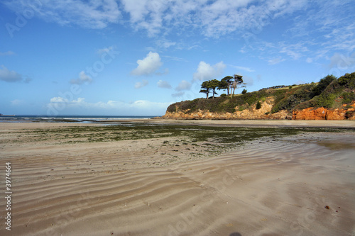 Fotografía plage de l'atlantique à maree basse