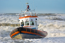 Coast Guard During Storm