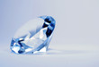 brilliant blue shiny diamond