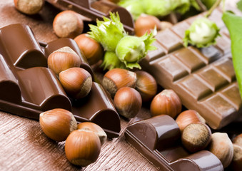 Wall Mural - chocolate & nuts