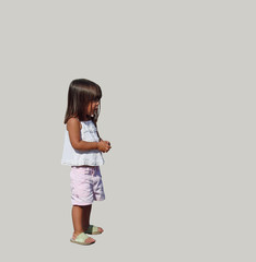 sad little girl