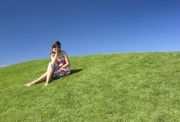 Poster - Woman relaxing