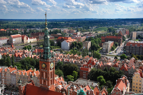 Tapeta ścienna na wymiar Gdansk panorama