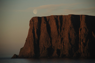 Canvas Print - nordcapp cliff