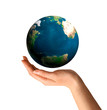 © Alx - Hand Holding Earth Globe