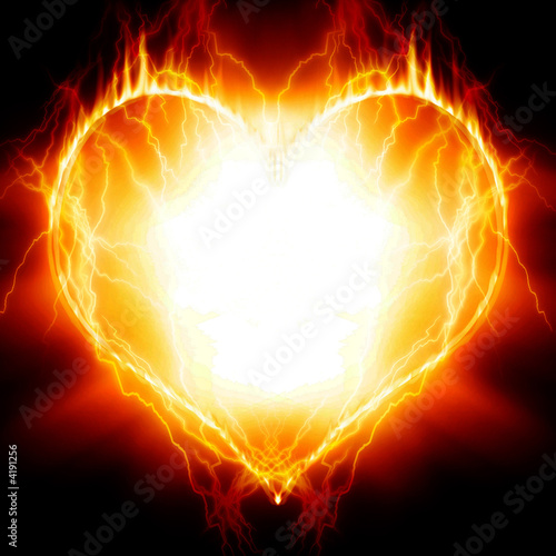 Heart On Fire Stock Illustration Adobe Stock Heart On Fire Stock Illustration Adobe Stock