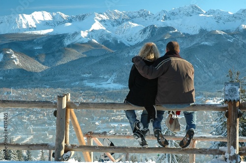 Couple in Tatra Mountains