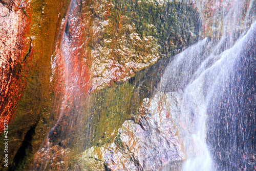 Nowoczesny obraz na płótnie Rock and water
