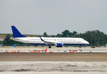 Poster - Brazilian made passenger jet airplane