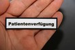 © Christian Jung - Patientenverfügung