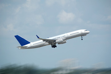 Poster - Passenger jet taking off