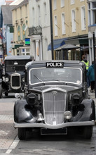 Vintage British Police Car