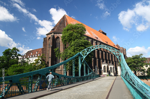 Naklejka samoprzylepna Most tumski, wrocław