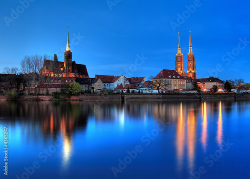 Naklejka na meble Cathedral Towers, Wroclaw, Poland