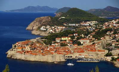 Sticker - dubrovnik von oben 03