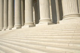 Fototapeta Miasta - US Supreme Court - Steps and Columns