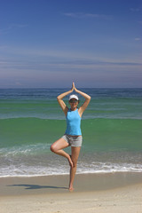 Wall Mural - Yoga woman