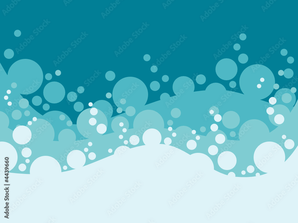 blue bubbles - obrazy, fototapety, plakaty 