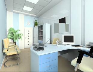 Wall Mural - office of the bookkeeper