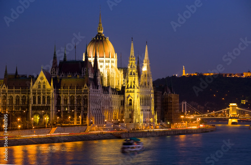 Obraz Dibond Budapeszt nocą