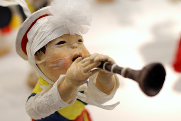 Playing Korean Traditional Instrument