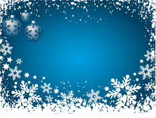 Poster - Snowflake background