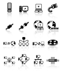 Network vector iconset