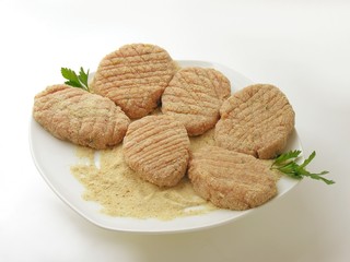 raw veal cutlets