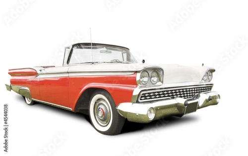 Fotografia  isolated american 50s car