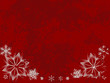 Grungy snowflake background