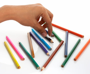 Poster - colored pencils