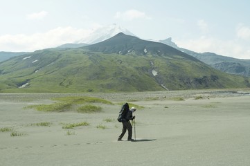 Sticker - Hike in Kamchatka