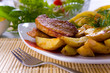 Rissole with potatoes