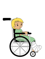 Sticker - Kid in Wheelchair