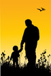 © choucashoot - un enfant et son père
