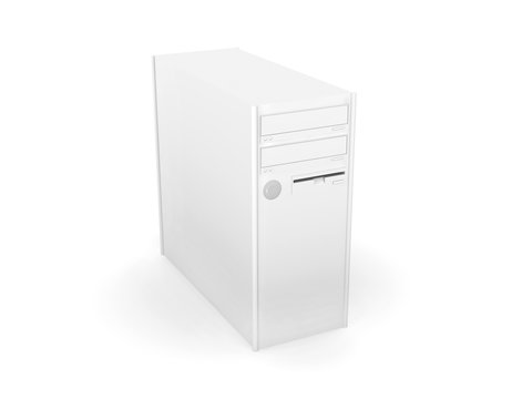 Freigestellter PC