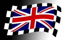 Union Jack Flag With A Chequered Border