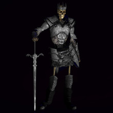 Skeleton Warrior King #01