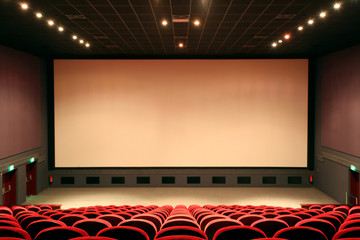 Wall Mural - empty cinema auditorium