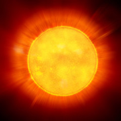 Wall Mural - illustration of the sun