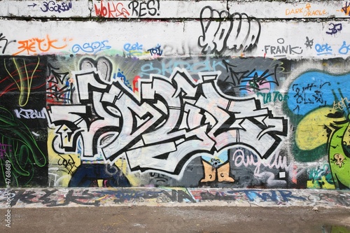 Photo abstract graffiti