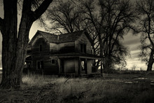 Haunted House Monochrome