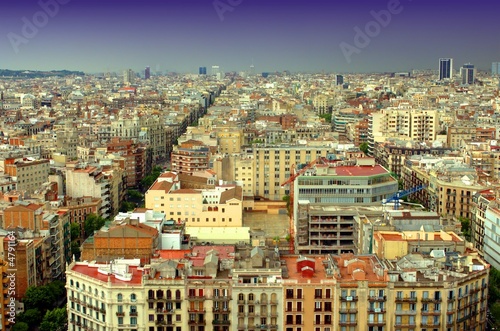 Plakat na papierze fotorealistycznym Barcelona