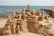 Sandcastle On The Beach